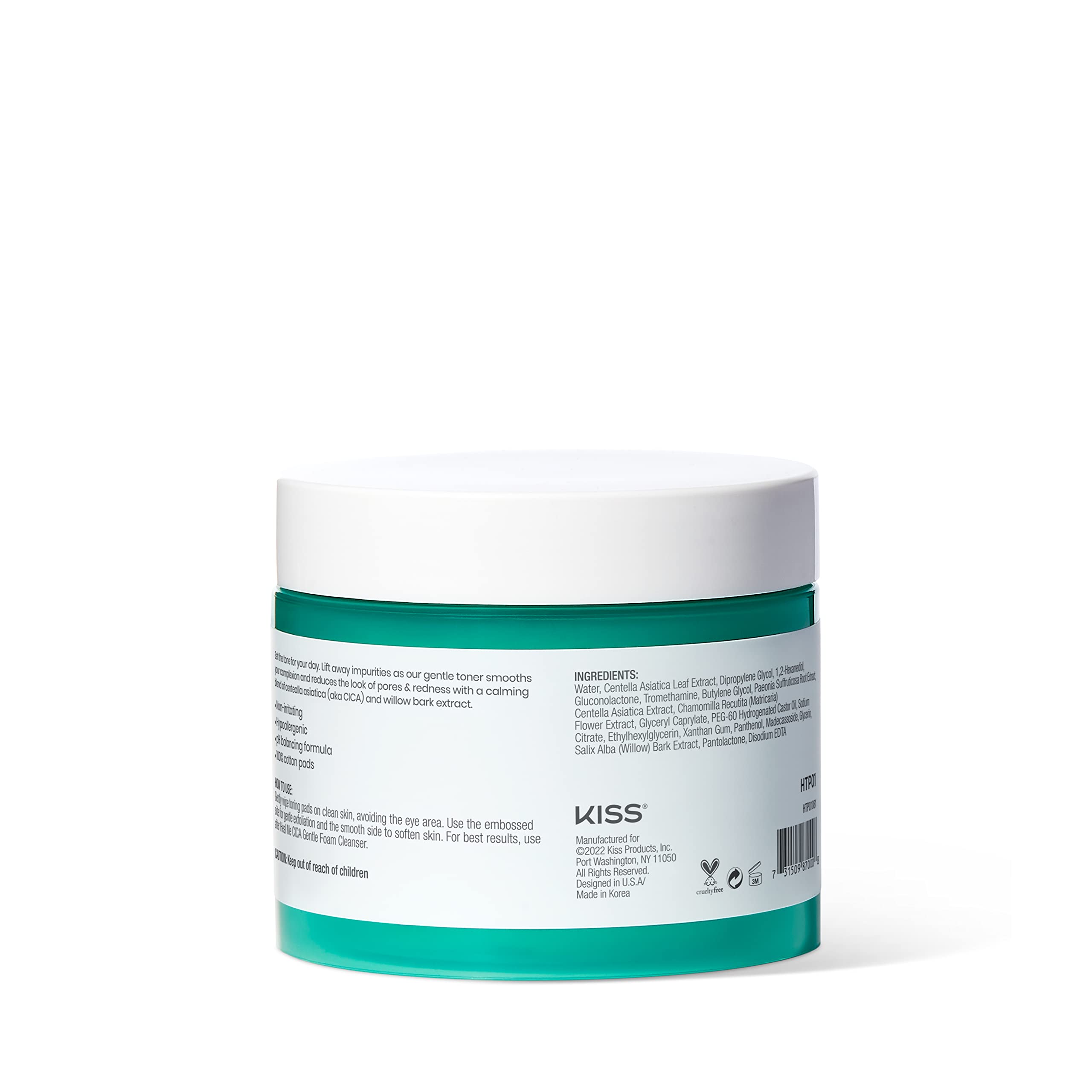 Amazon.com : JOAH Heal Me CICA Face Toner Pads, Centella Asiatica